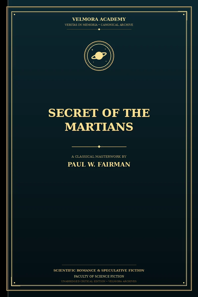 Cover of Secret of the Martians
