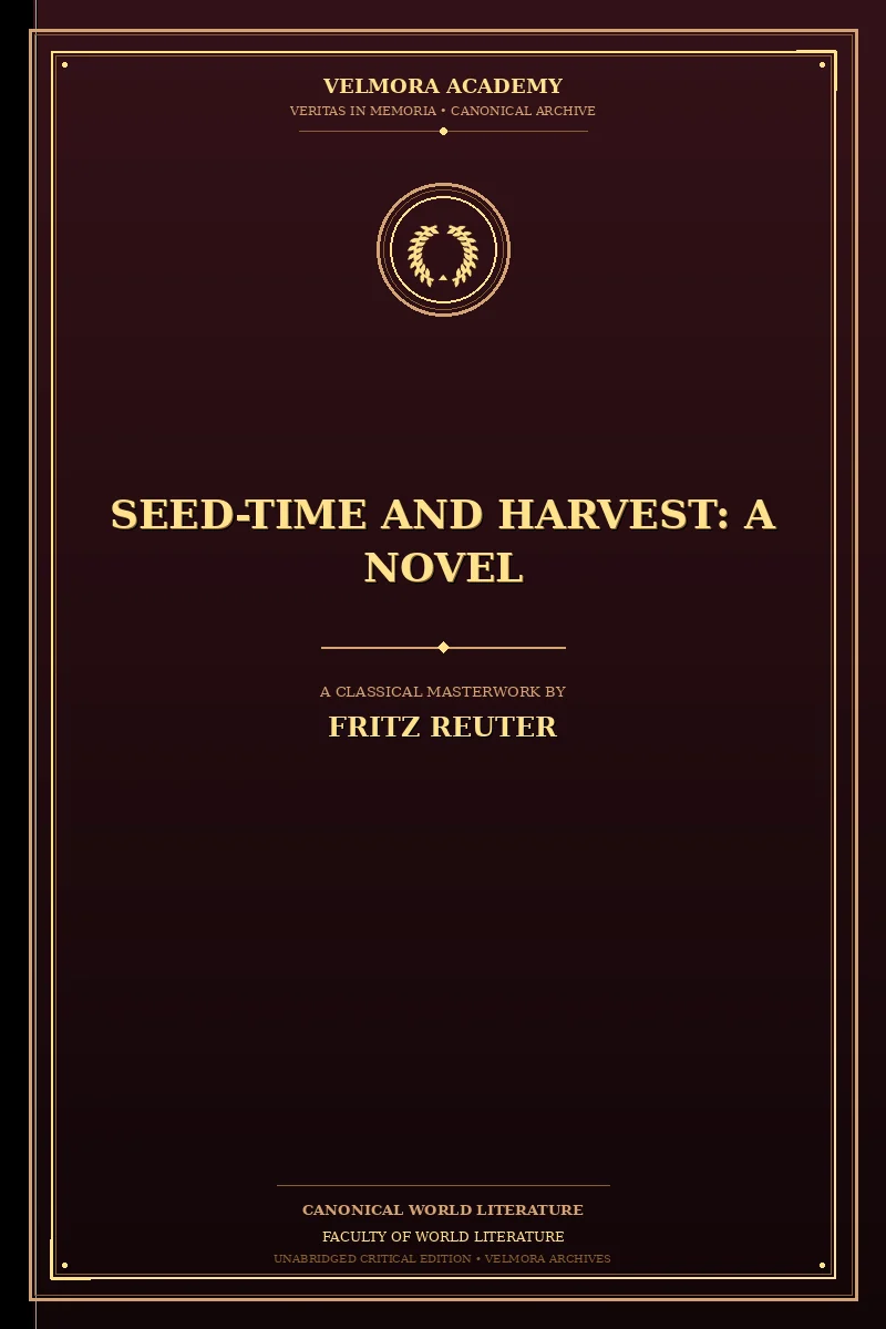Cover of Seed-Time and Harvest: A Novel