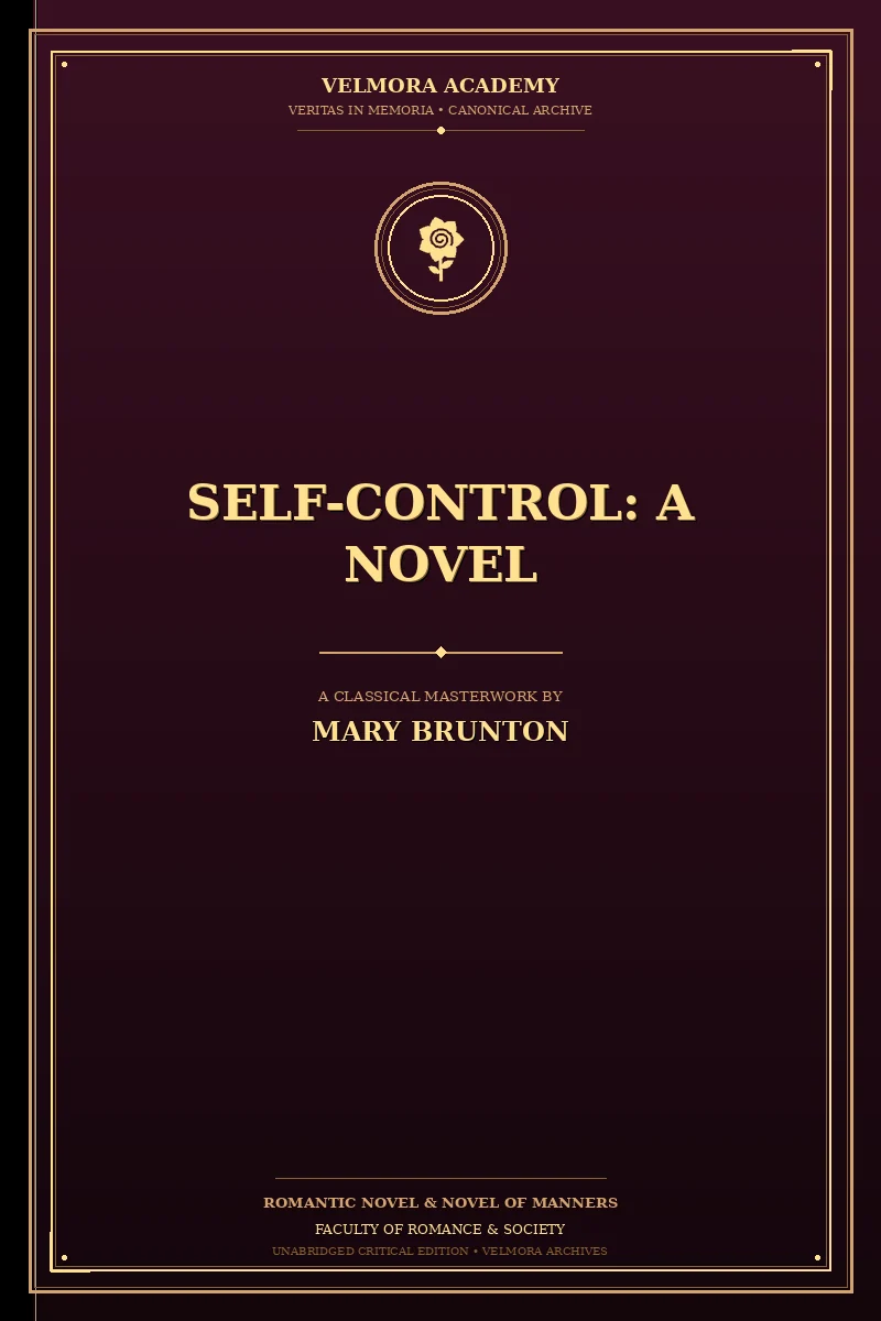 Cover of Self-Control: A Novel