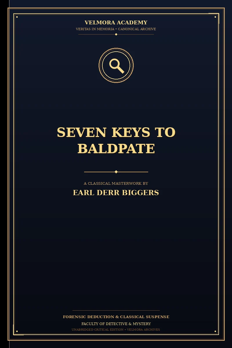 Cover of Seven Keys to Baldpate