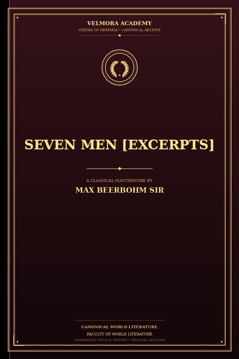 Cover of Seven Men [Excerpts]
