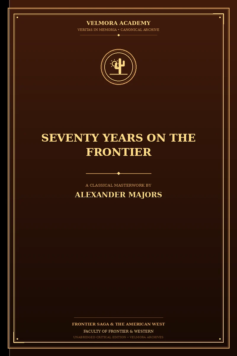 Cover of Seventy Years on the Frontier