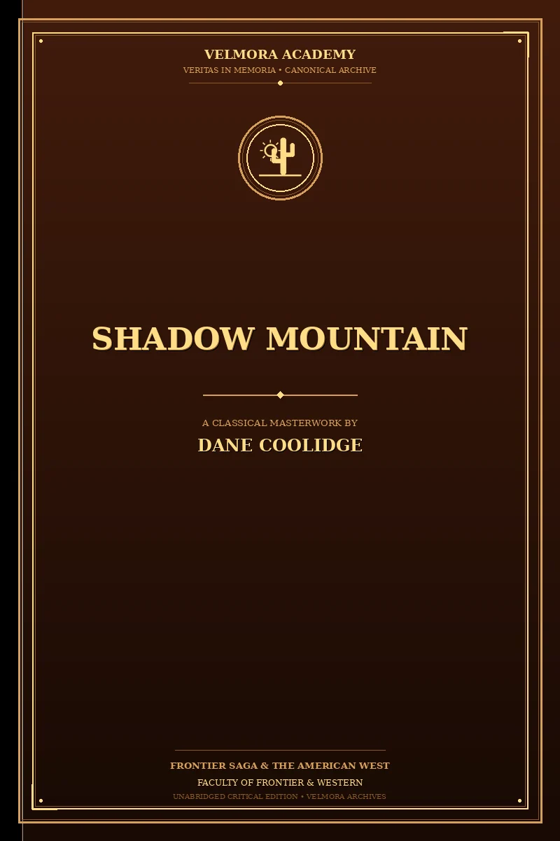 Cover of Shadow Mountain