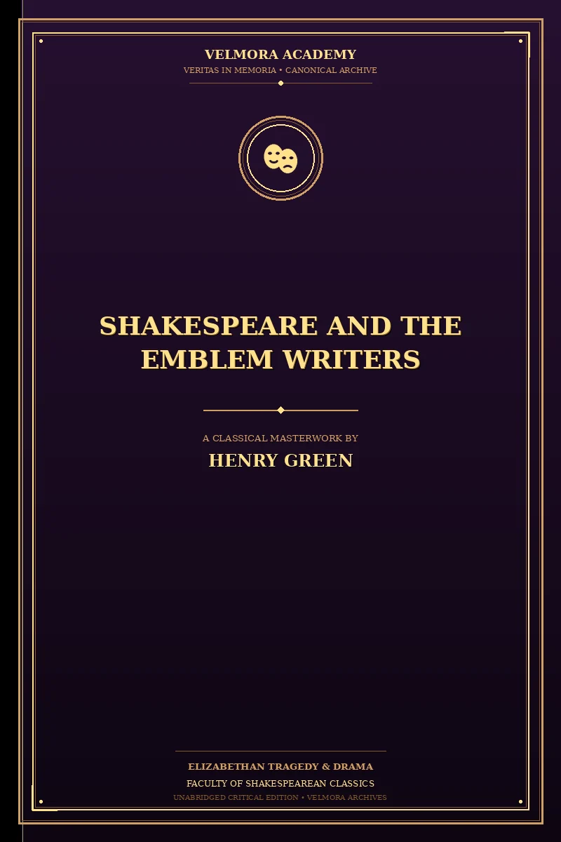 Cover of Shakespeare and the Emblem Writers
