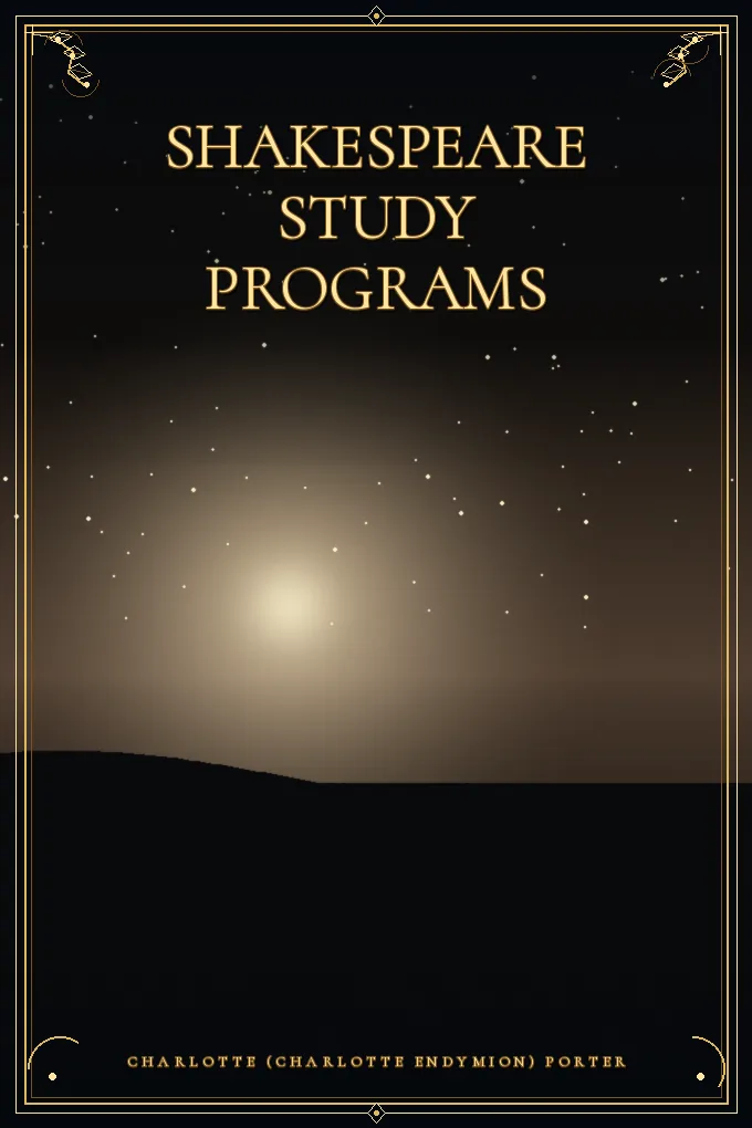 Cover of Shakespeare Study Programs