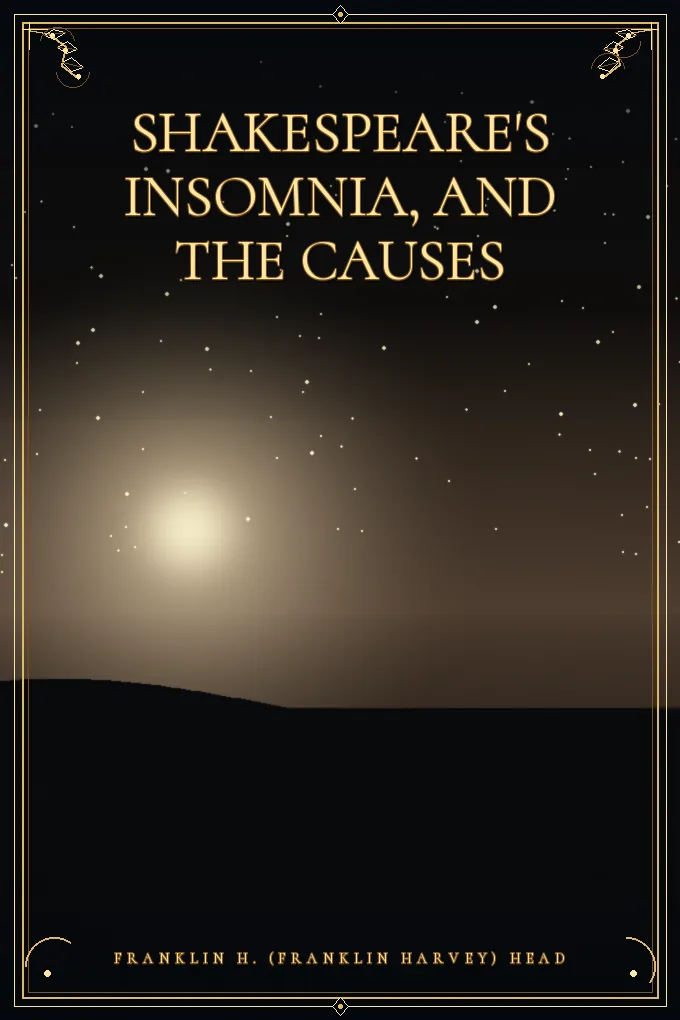 Cover of Shakespeare's Insomnia, and the Causes