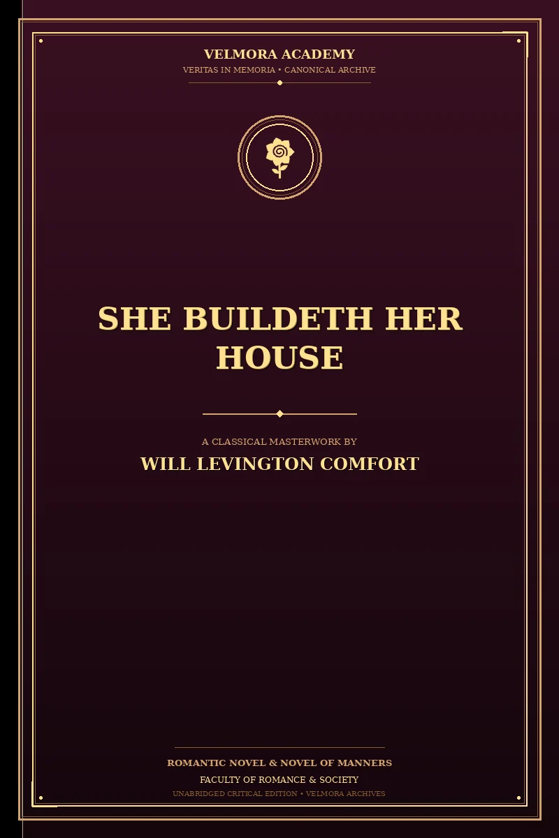 She Buildeth Her House