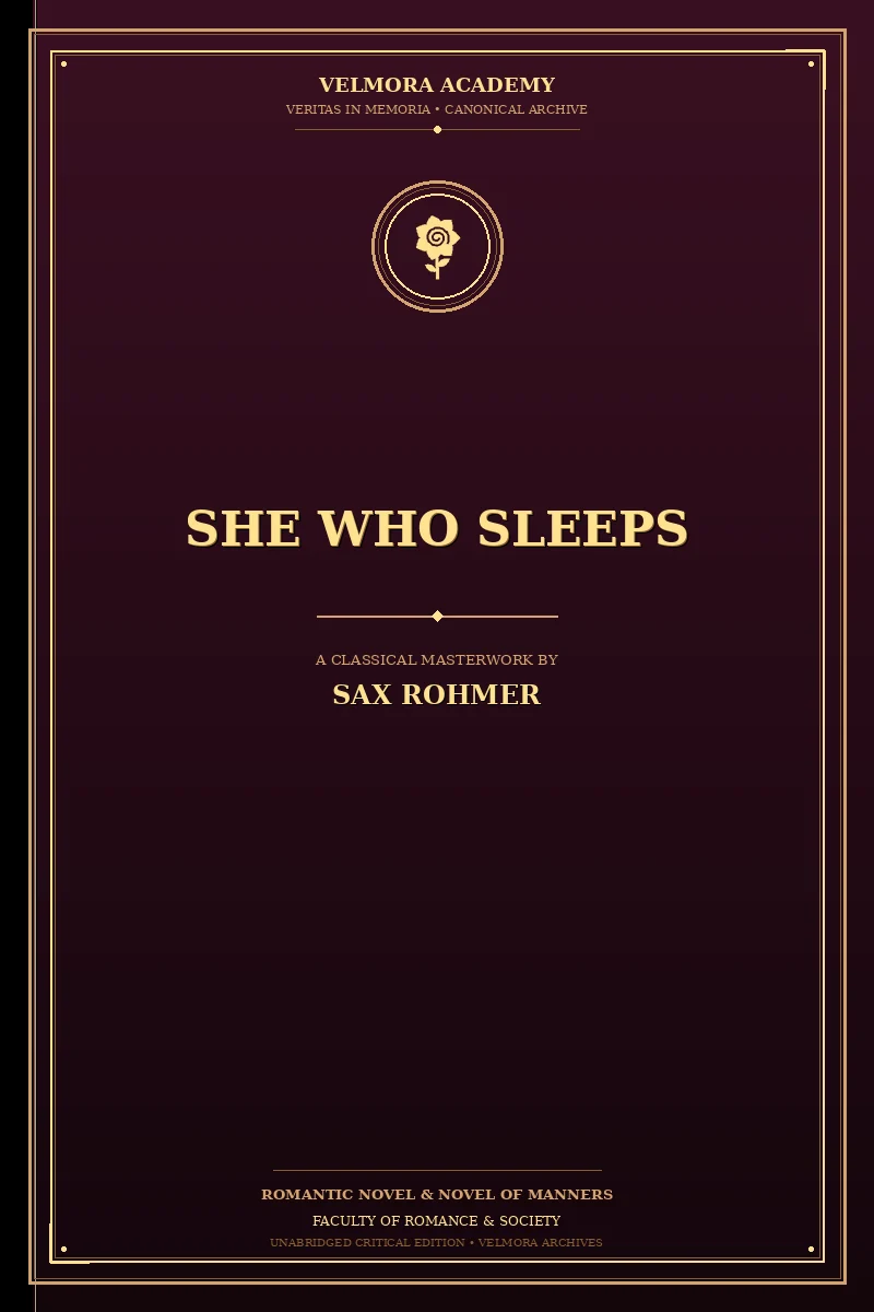 Cover of She who sleeps