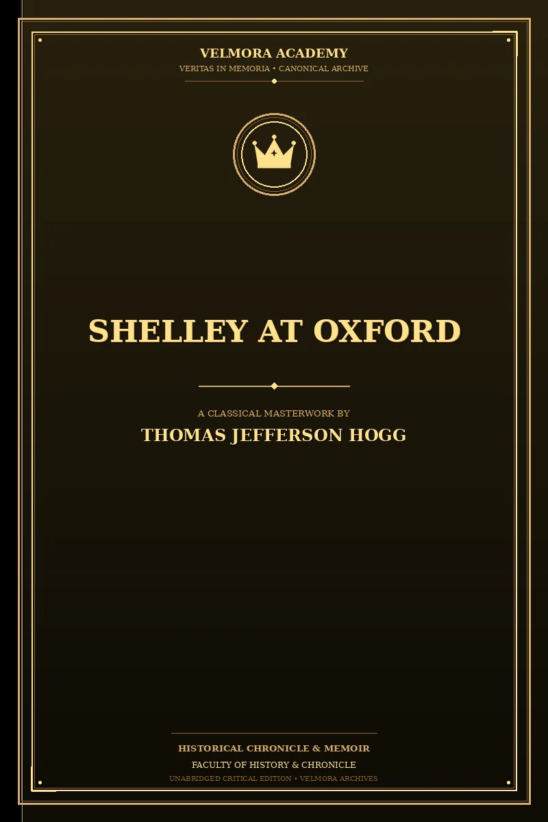 Cover of Shelley at Oxford