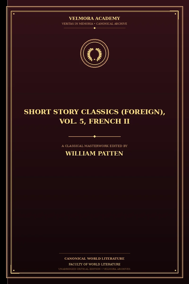 Short story classics (Foreign), Vol. 5, French II