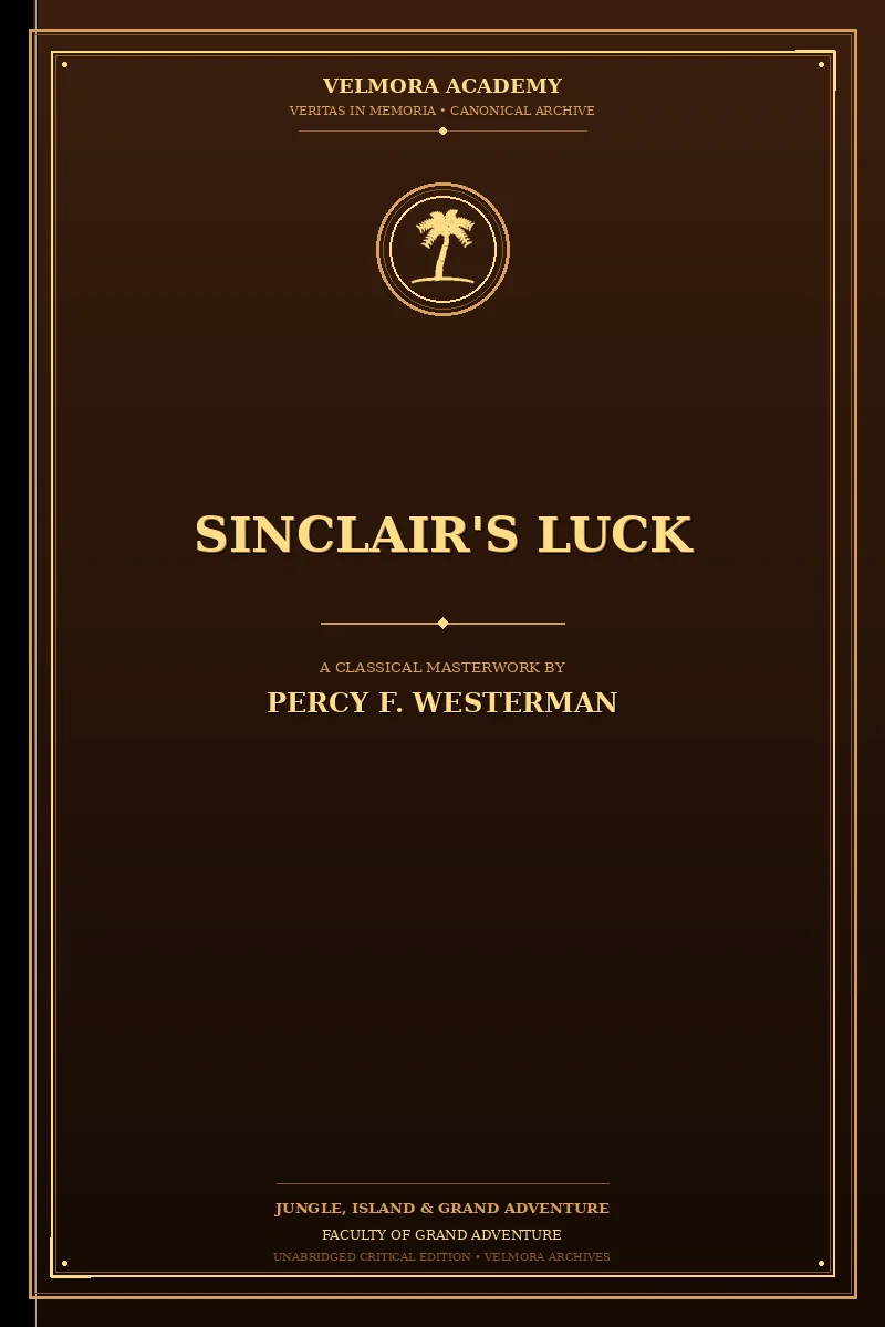 Cover of Sinclair's luck