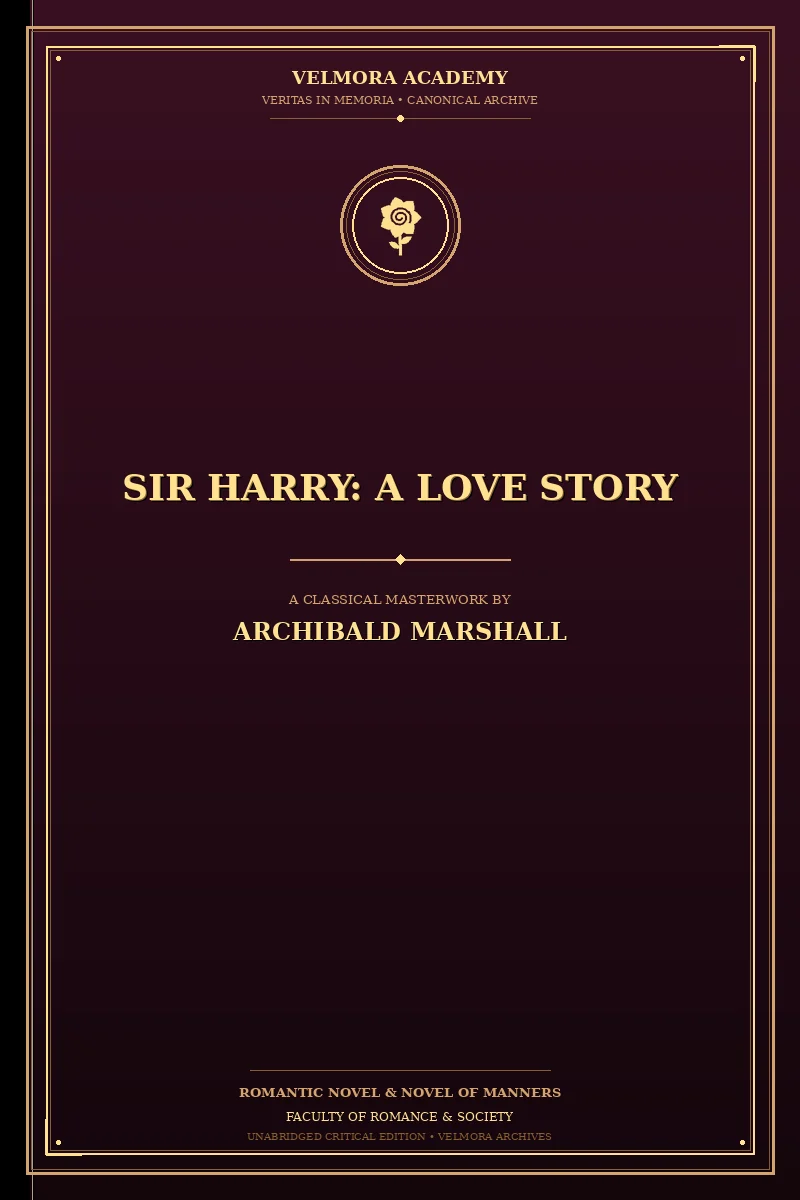 Sir Harry: A Love Story