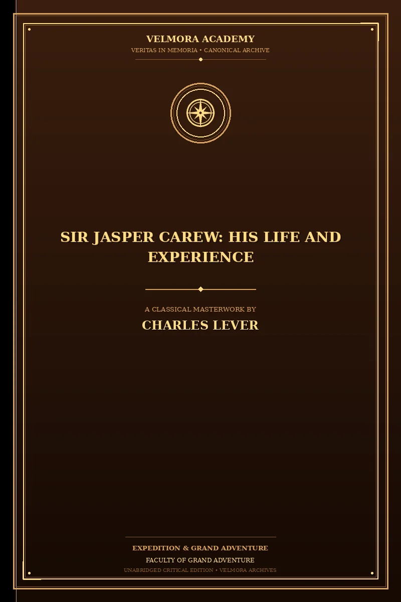 Cover of Sir Jasper Carew: His Life and Experience