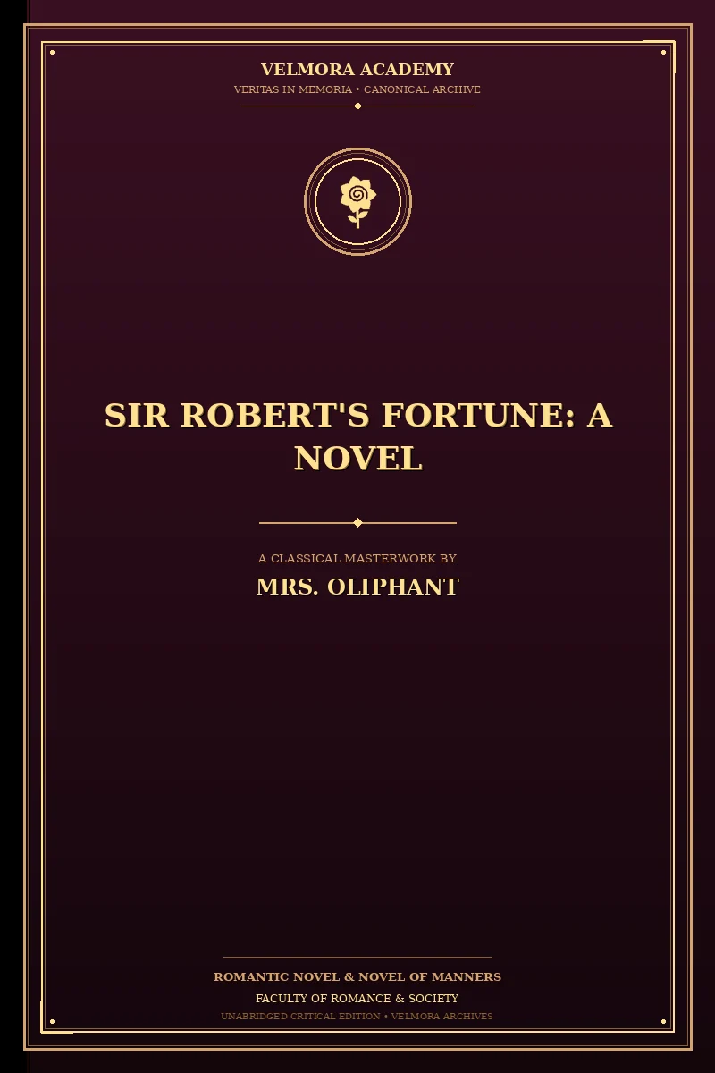 Sir Robert's Fortune: A Novel