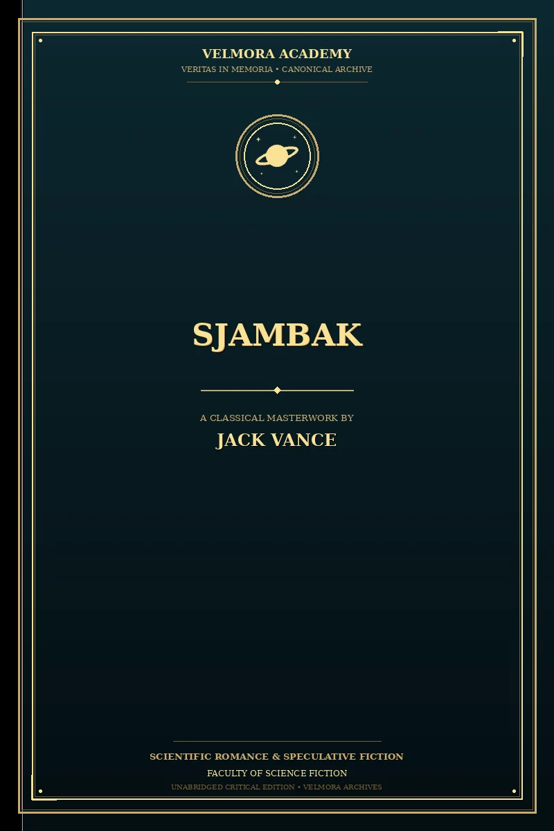 Cover of Sjambak