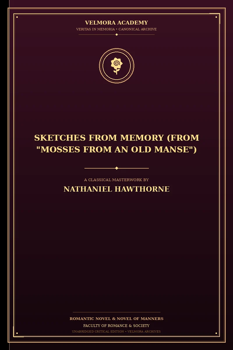Cover of Sketches from Memory (From "Mosses from an Old Manse")