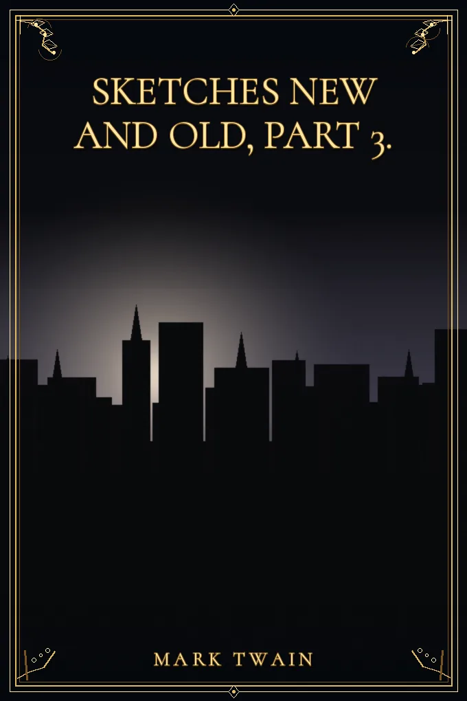 Cover of Sketches New and Old, Part 3.