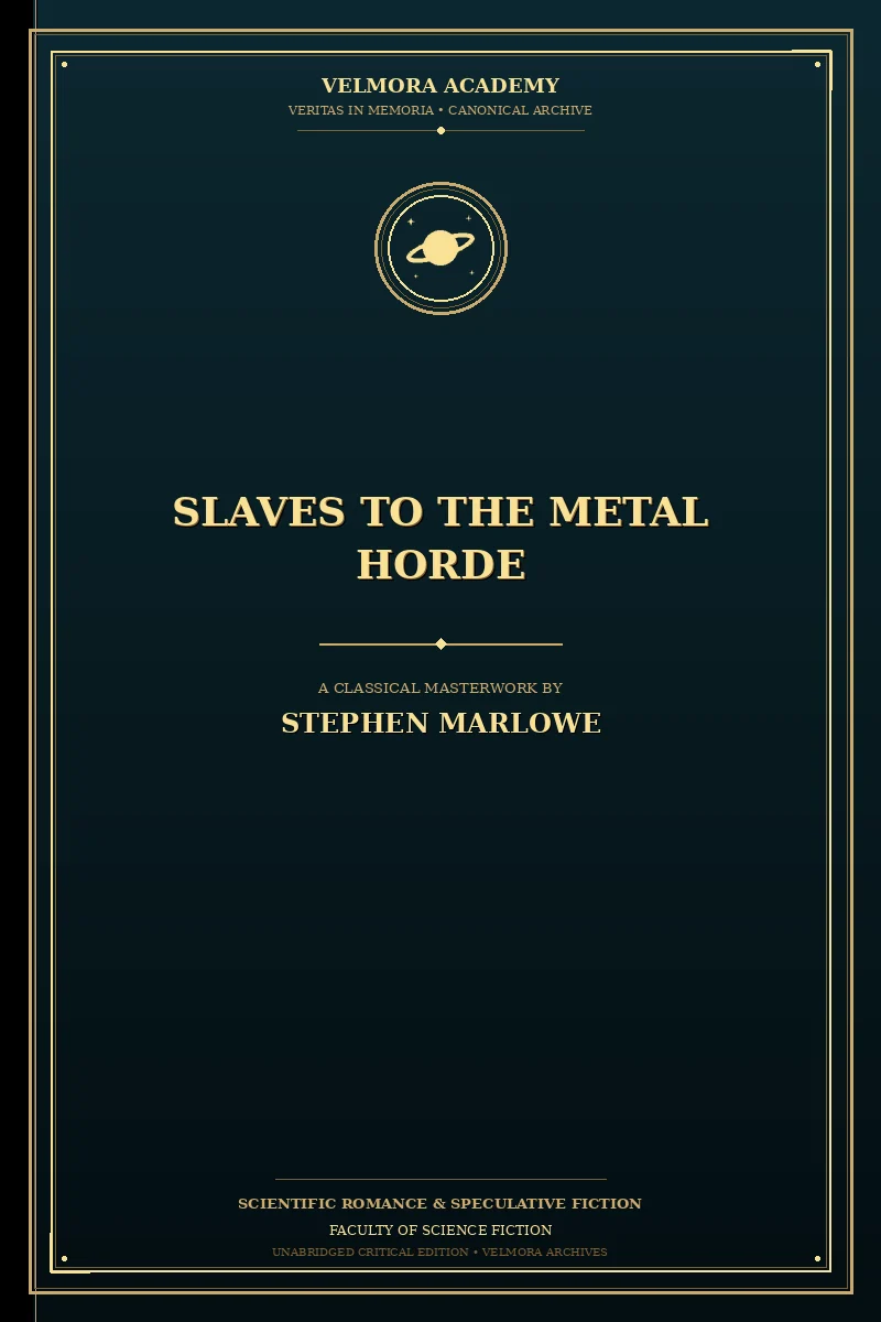 Cover of Slaves to the Metal Horde