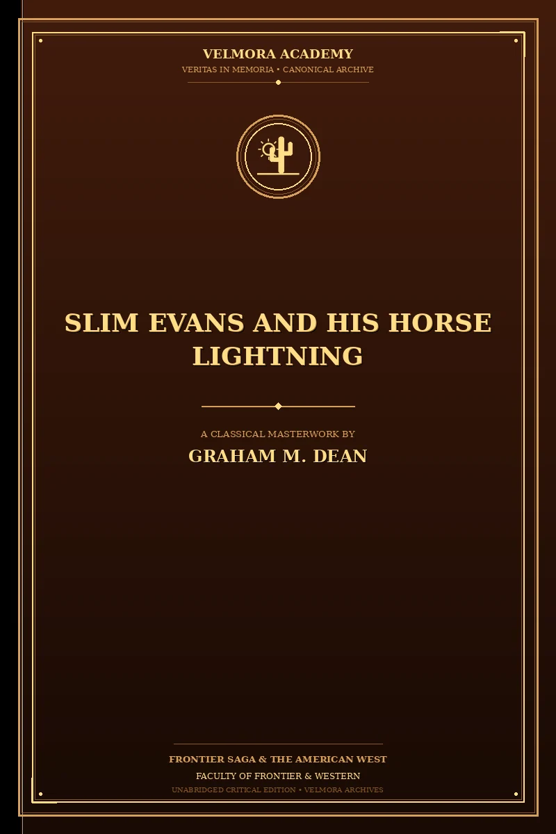 Cover of Slim Evans and His Horse Lightning