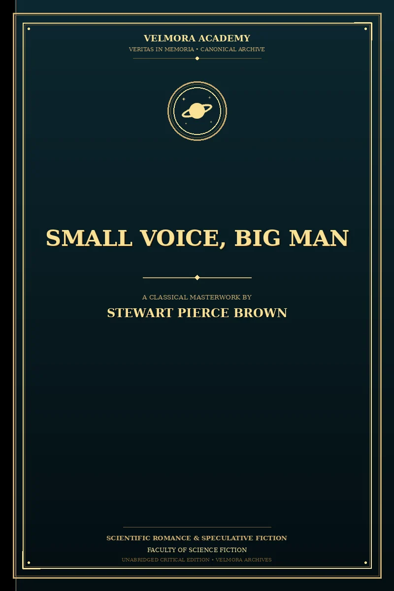 Cover of Small voice, big man