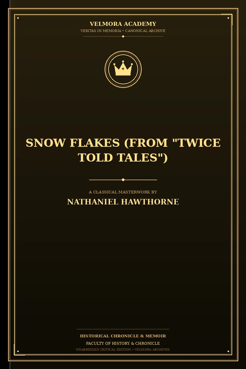 Cover of Snow Flakes (From "Twice Told Tales")