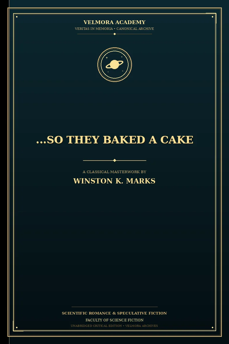 ...So They Baked a Cake