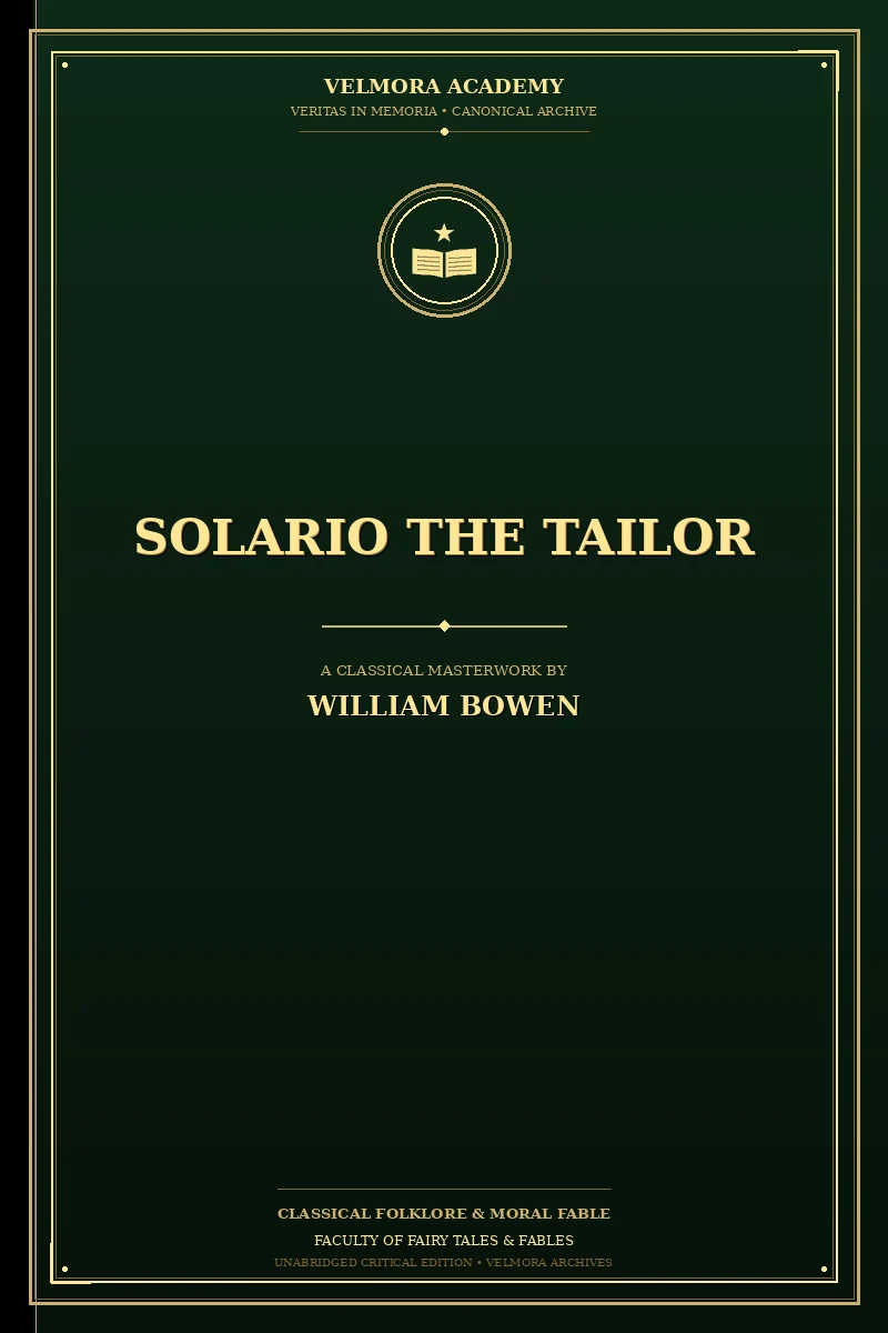 Cover of Solario the Tailor