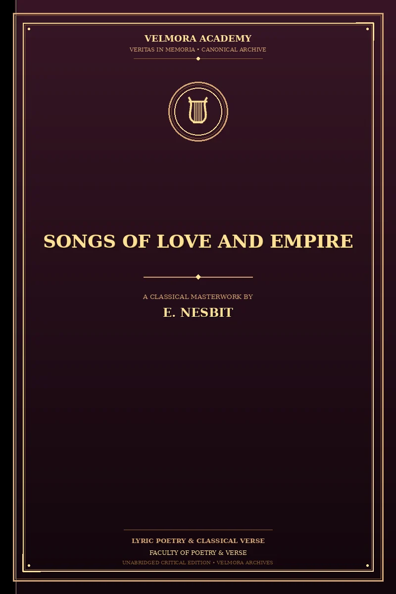 Cover of Songs of Love and Empire