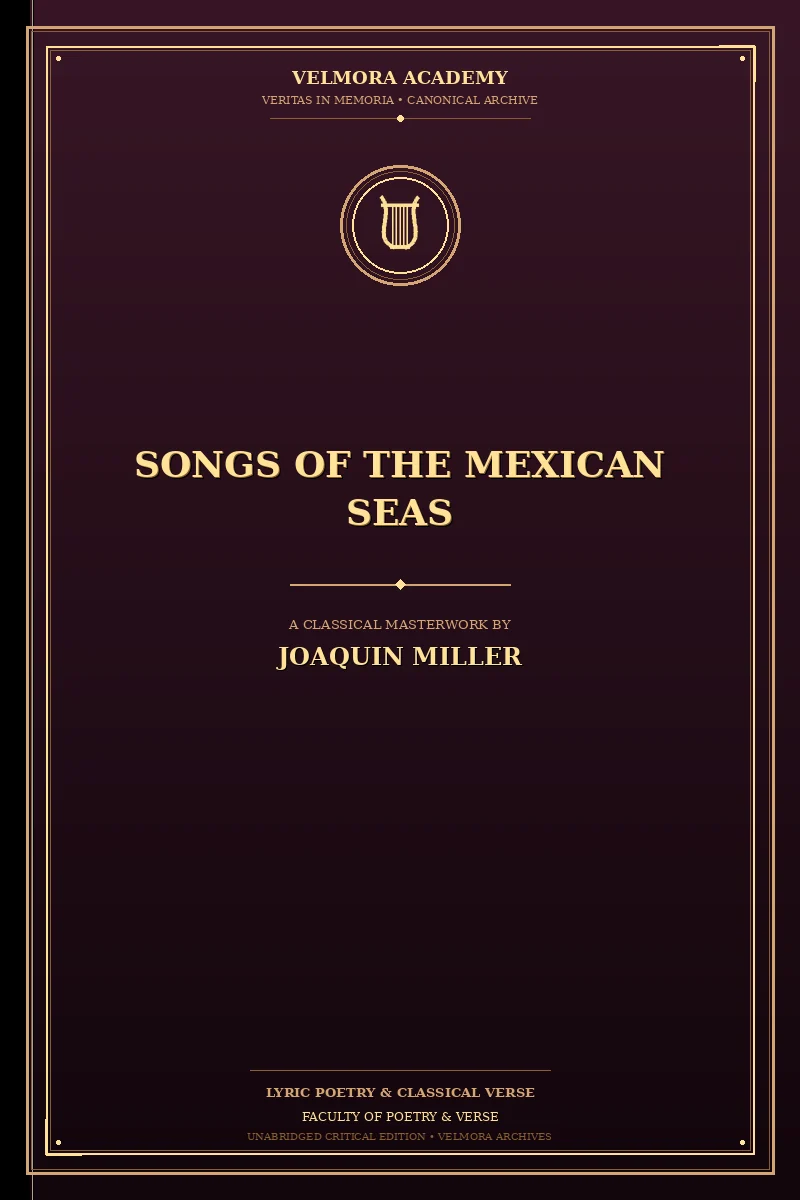 Cover of Songs of the Mexican Seas