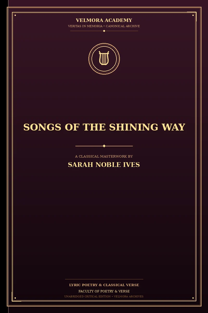 Cover of Songs of the shining way