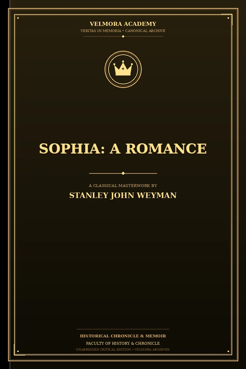 Cover of Sophia: A Romance