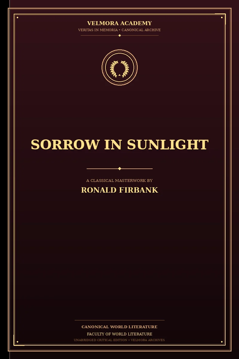 Cover of Sorrow in Sunlight