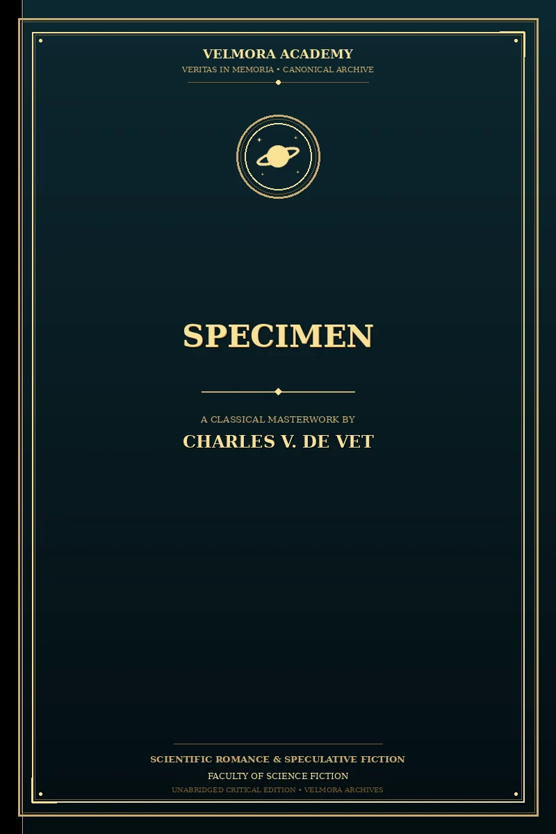 Cover of Specimen