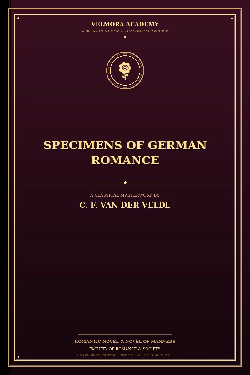Cover of Specimens of German Romance