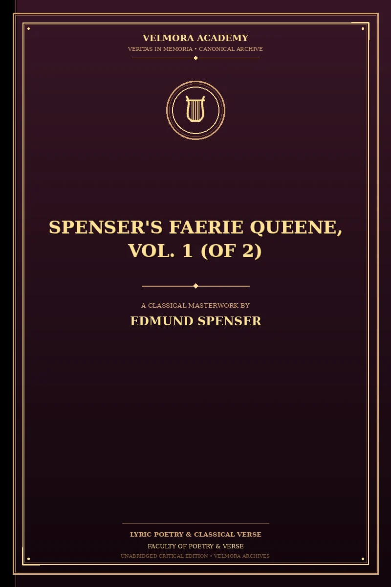 Spenser's Faerie Queene, Vol. 1 (of 2)
