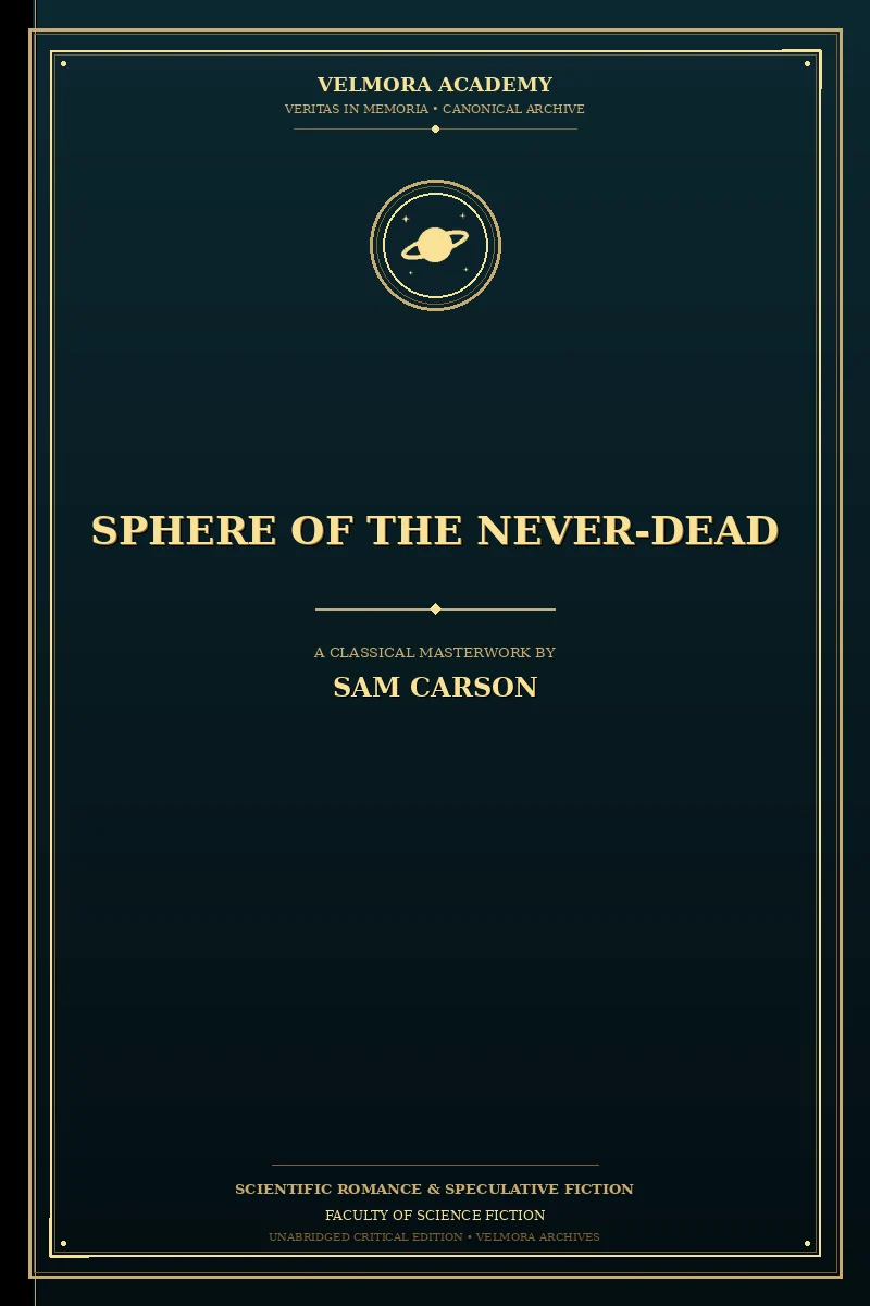 Cover of Sphere of the Never-Dead