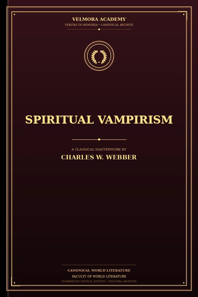 Spiritual vampirism