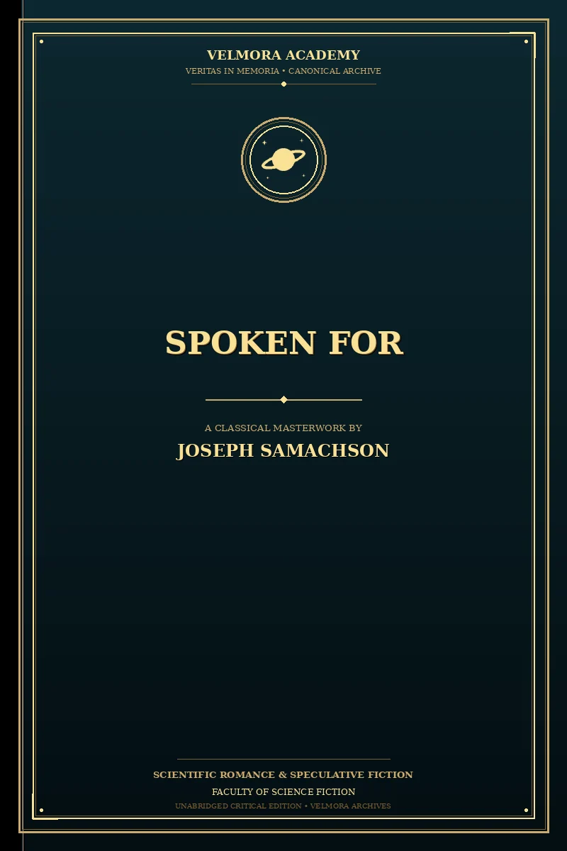 Cover of Spoken For
