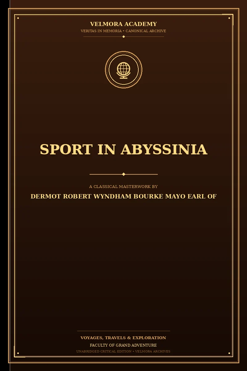 Cover of Sport in Abyssinia
