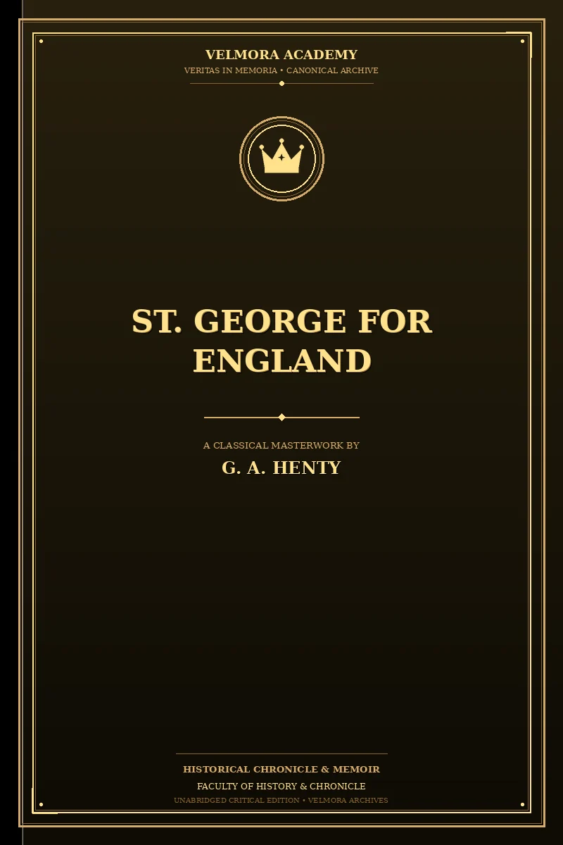 St. George for England — A Tale of Cressy and Poitiers