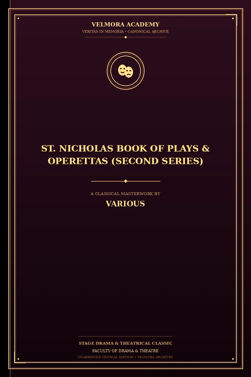 Cover of St. Nicholas Book of Plays & Operettas (Second Series)