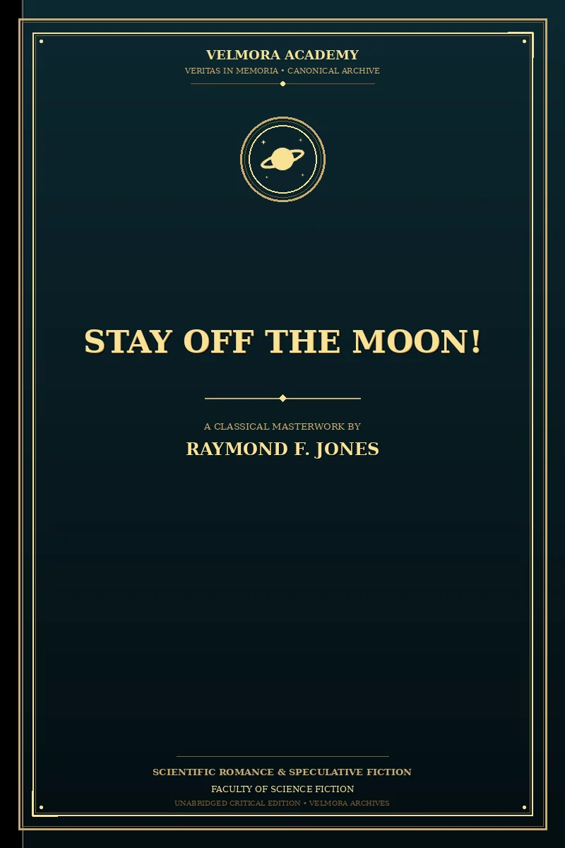 Cover of Stay off the Moon!