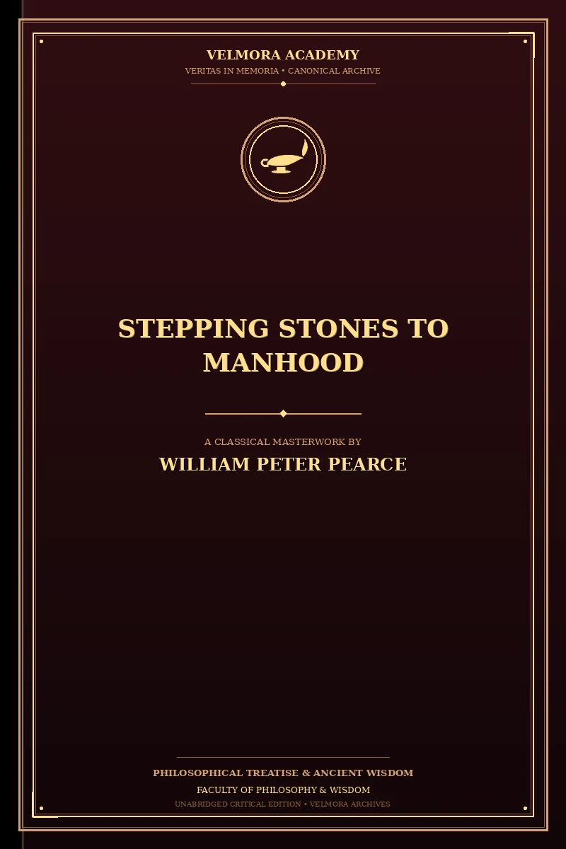 Cover of Stepping stones to manhood
