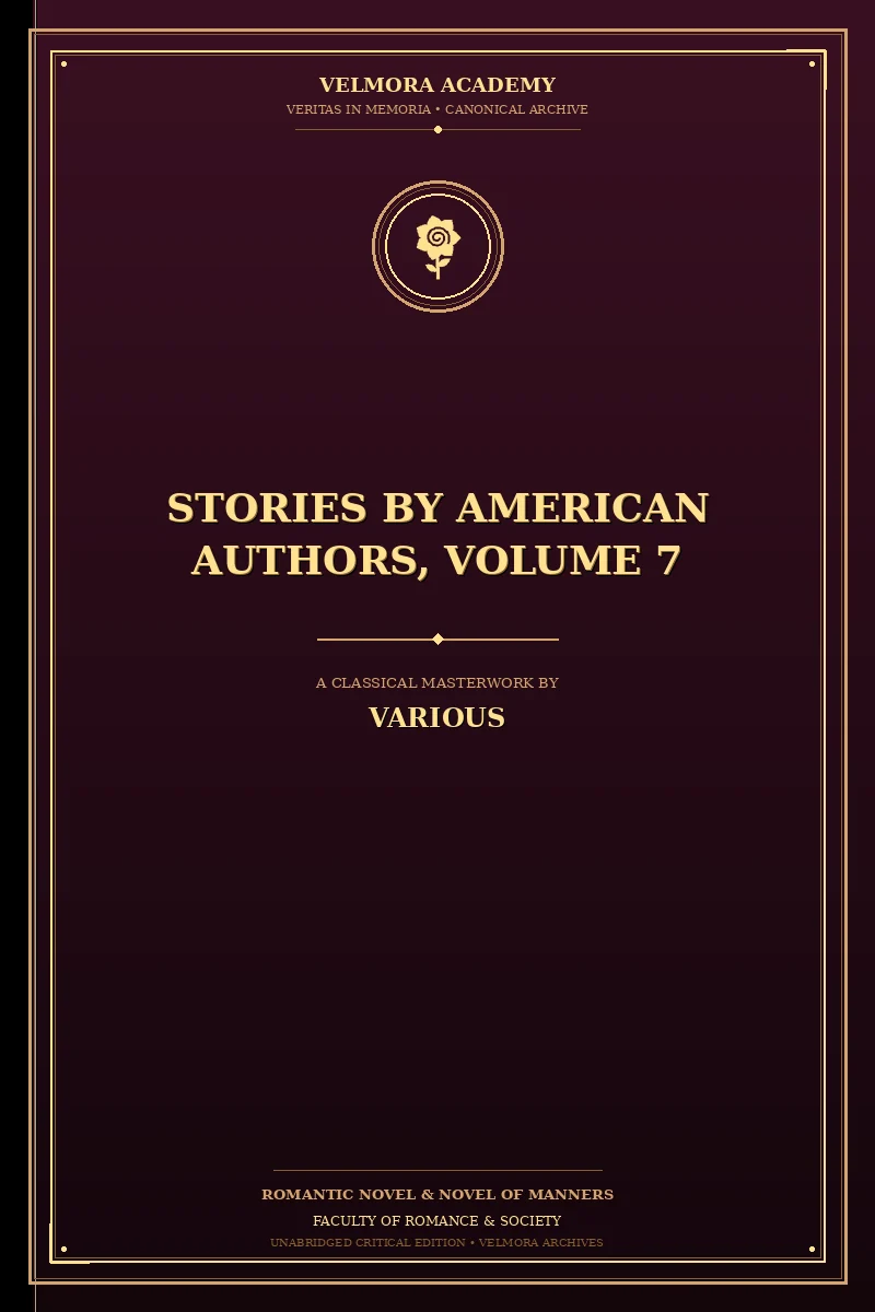 Cover of Stories by American Authors, Volume 7