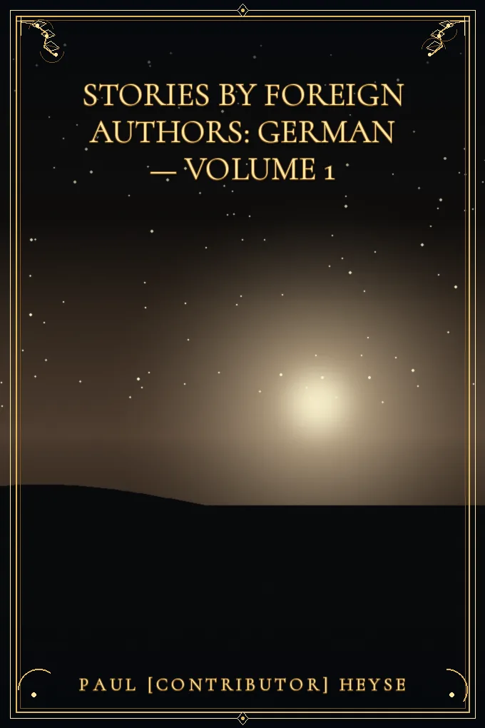 Cover of Stories by Foreign Authors: German — Volume 1