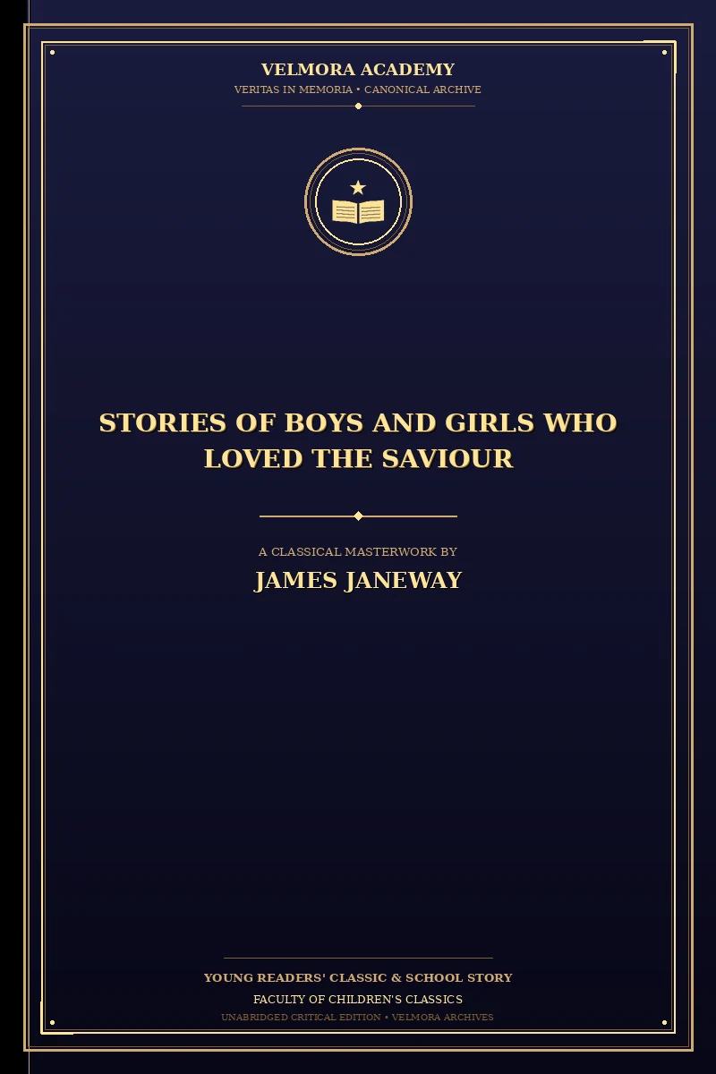 Cover of Stories of Boys and Girls Who Loved the Saviour