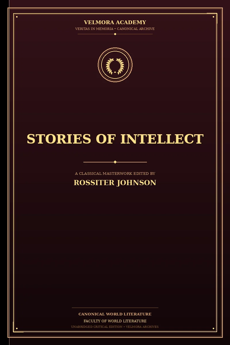 Cover of Stories of Intellect