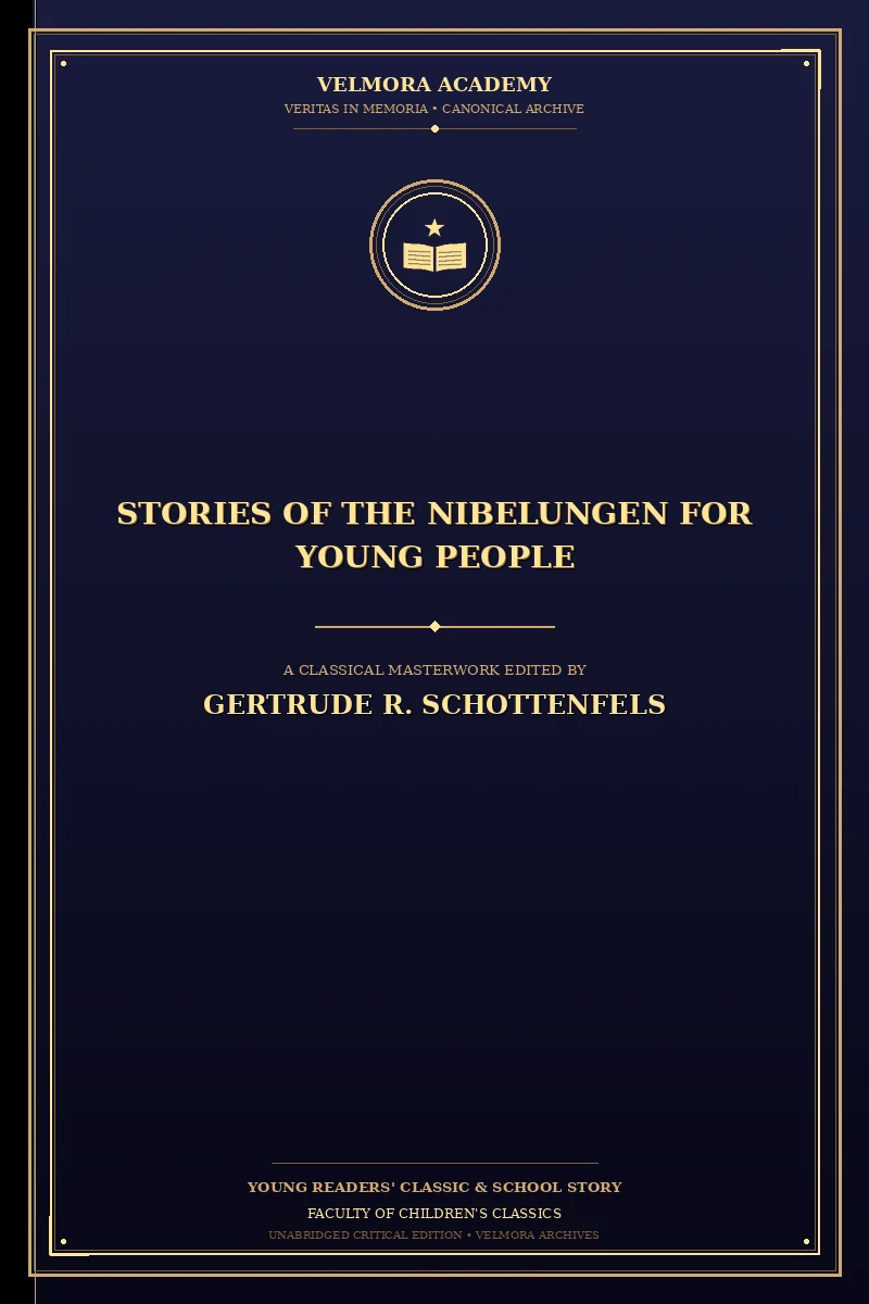 Cover of Stories of the Nibelungen for Young People
