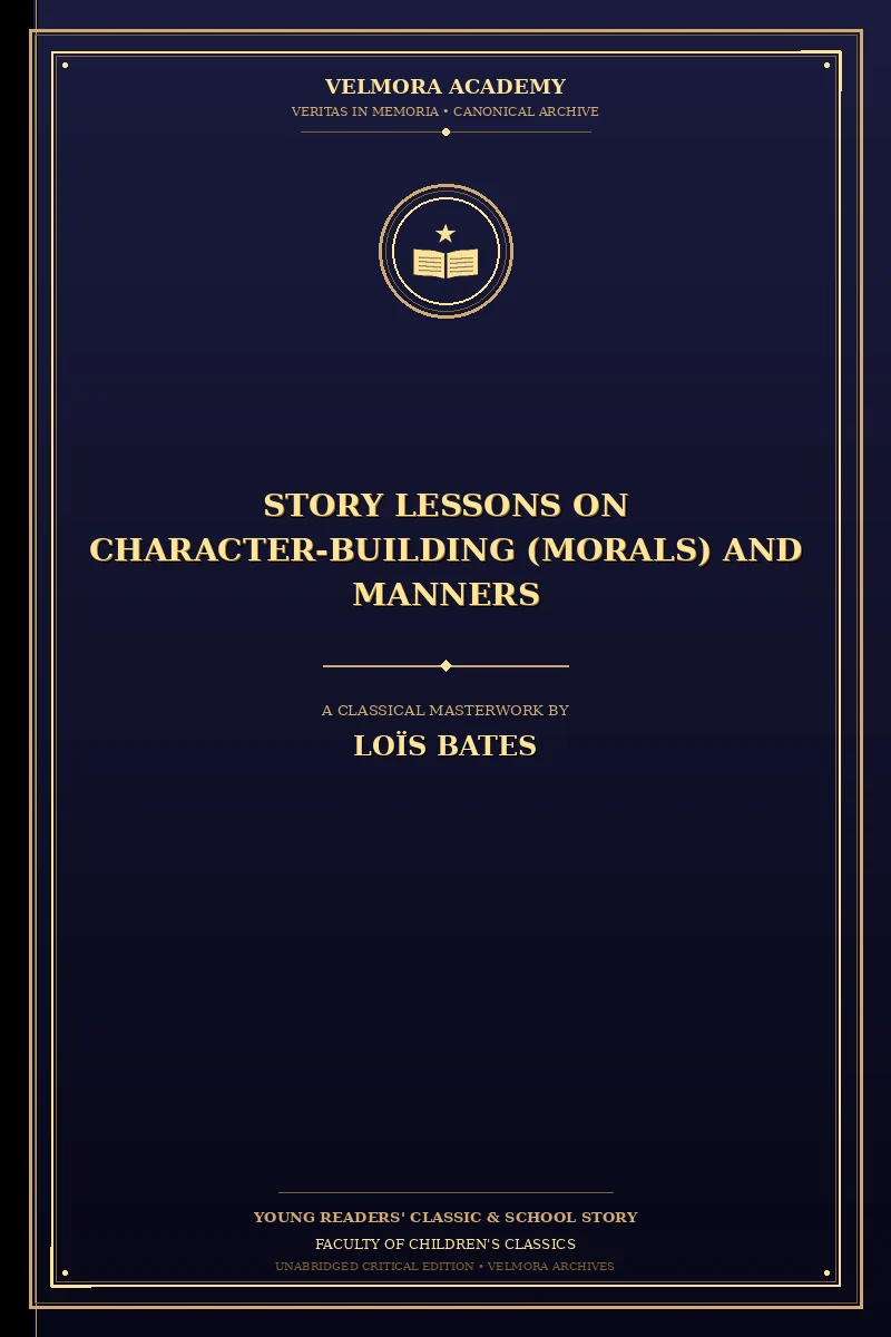 Story Lessons on Character-Building (Morals) and Manners