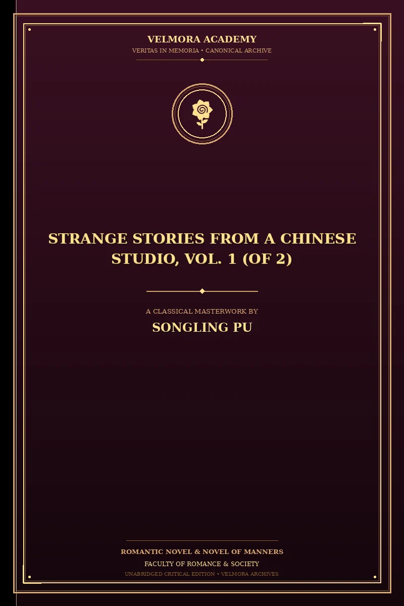 Cover of Strange Stories from a Chinese Studio, Vol. 1 (of 2)